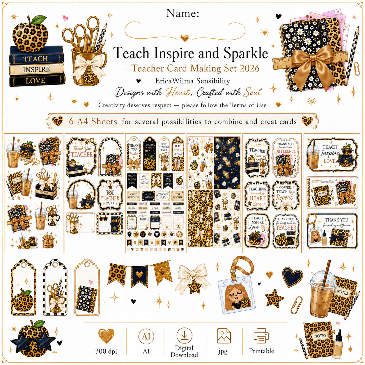 (image for) EW AI Teach Inspire and Sparkle - Card Making Set 2026